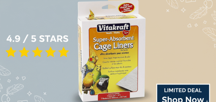 Vitakraft Bird Cage Liners Review: Absorbent & Fresh