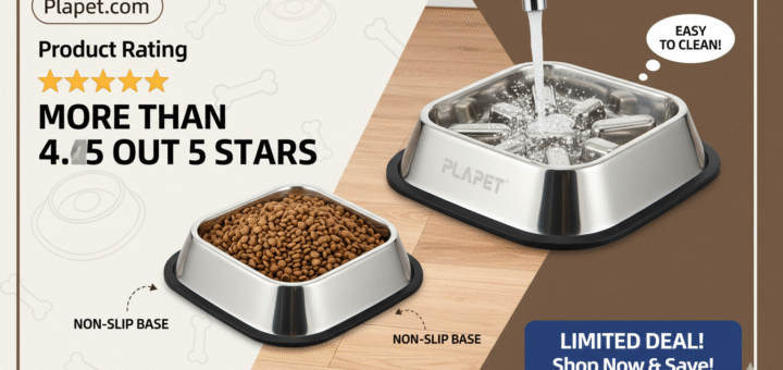 PLAPET Dog Bowl Review: The Best Non-Slip Steel Bowl